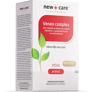 New Care Venen complex bij zware vermoeide benen vegan - 60 capsules