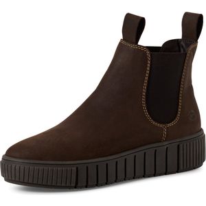 Tamaris - Chelsea Boot - Bruin - Leren Laars - Dames - 1-25403-43-309