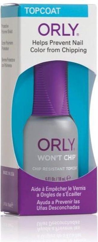 Orly - Won't Chip - Topcoat - 18 ml