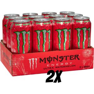 2x Monster Energy Ultra Watermelon