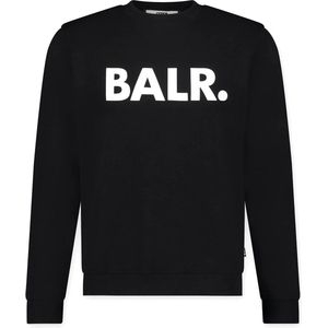 BALR. - Heren Sweaters Brand Straight Sweater - Zwart - Maat XL