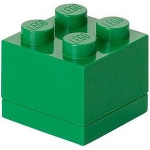 Opbergbox Mini 4, Groen - LEGO