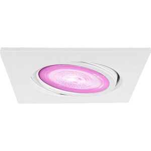 Ledmatters - Inbouwspot Wit - Dimbaar - 5.7 watt - 350 Lumen - 2000-6500 Kelvin - Philips GU10 spot Hue White & Color - IP21 Stofdicht