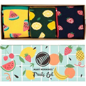 Many Mornings gift set (3-pack) - Fruits Set - Unisex - Maat: 35-38
