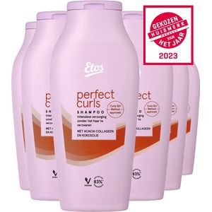 Etos Shampoo Voordeelverpakking - Perfecte krul - Vegan - 6 x 300ML