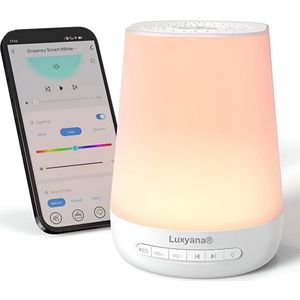 Luxyana® MBZ-285 White Noise Machine Baby met App - Premium Witte Ruis Machine
