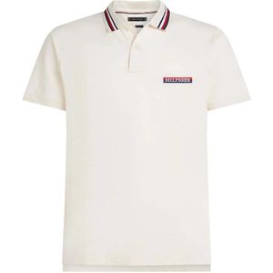 Tommy Hilfiger Tipped Regular Fit Korte Mouw Poloshirt Beige S Man