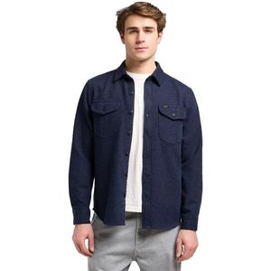 Lee 112370567 Relaxed Fit Overhemd Met Lange Mouwen Blauw L Man