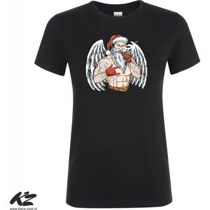 Klere-Zooi - Tough Guy Santa Claus - Dames T-Shirt - XL