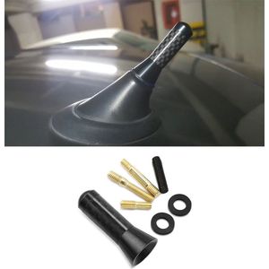 CHPN - Antenne - Auto antenne - Carbon look antenne - Korte antenne - Universeel -Zwart - 35MM - Car antenna