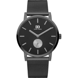 Danish Design IQ64Q1219 horloge heren - grijs - edelstaal PVD grijs