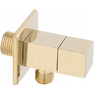 Ferro Quadro Hoekventiel Keramisch Goud Z294G