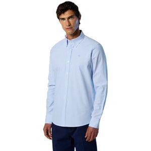 North Sails - Regular 664404 - Overhemd - Blauw - Lange Mouwen