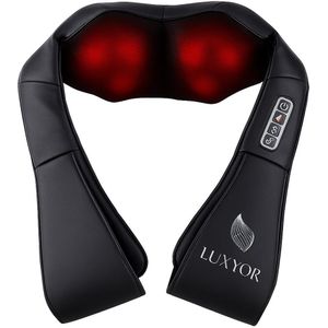 Luxyor - Shiatsu Massagekussen - Draadloos - Massage Apparaat - Infrarood massage - warmte functie