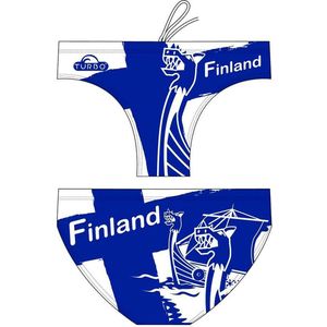 Turbo Finland Viking Zwemslip Blauw L Man