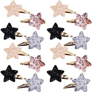 Haarspelden met sterren - 16 stuks - Metaal - Haaraccessoires voor meisjes - Sprankelend design - Voor vrouwen, meisjes en peuters - Feestelijk en origineel cadeau - Verjaardag accessoires