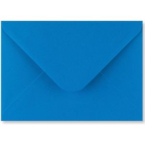 Blauwe C6 enveloppen 11,4x16,2 cm 100 stuks