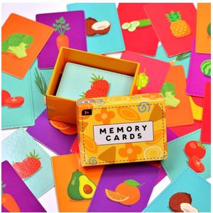 Littlemonky Memory Spelletjes voor Kinderen vanaf 3 Jaar – 24 Kaarten (12 Paren) – Educatief Kaartspel – Peuterspel voor Geheugen en Concentratie
