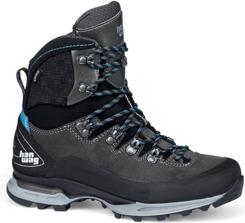 Wandelschoen Hanwag Alverstone II Wide Lady GTX Asphalt Ocean-Schoenmaat 36 (UK 3.5)