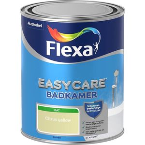 Flexa | Easycare Muurverf Mat Badkamer | Citrus yellow - Kleur van het jaar 2011 | 1L