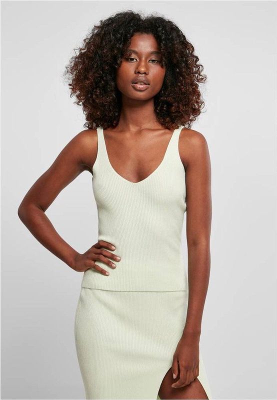 Urban Classics - T-shirt - Lichtmint - Dames