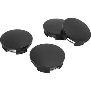Wieldop - Center Hub Cap Cover - Zwart - Buitendiameter 57 mm - Set van 4 - Autoaccessoires