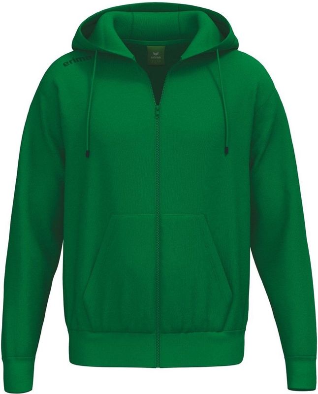 Erima - TS Hoody Jacket - Tussenjas - Katoenmix - Gevoerde Capuchon