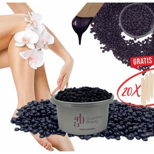 Guardian Beauty Wax Bonen - Ontharing - Hypoallergeen - 500g - Fruity - Met 20 stuks Spatels - Harde Wasbonen - Ontharingswax