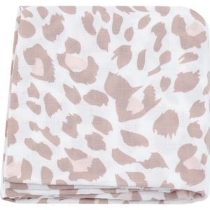 Pretty Panda - Hydrofiele doeken XL formaat Tijger print - super zacht 70% bamboe en 30% katoen - hypo allergeen en antibacterieel - ideaal kraamcadeau