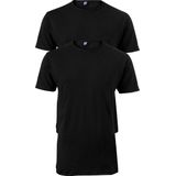 Alan Red - Derby Extra Lang T-Shirt Zwart (2-Pack) - Heren - Maat L - Regular-fit
