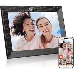 Equivera Digitale Fotolijst - Fotokader - Touchscreen - Uploaden via App - 16 GB Geheugen - WiFi - 10,1 Inch HD