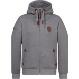 Naketano Hoodie Schwarzkopf 1800-0310 Dark Grey Melange-S