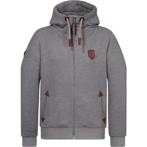 Naketano Hoodie Schwarzkopf 1800-0310 Dark Grey Melange-S