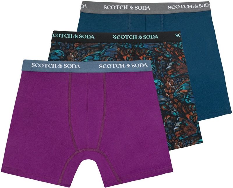 Scotch & Soda - SSFA25M156476 - Brief Boxers - 3 Eenheden