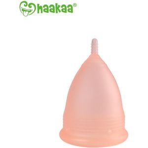 Haakaa | menstruatie cup | Flow Cup | Coral | Maat L | Menstruatie opvang