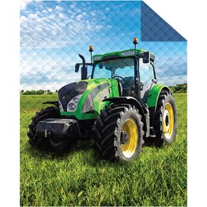 Holland Young Bedsprei - Groene trekker - 170x210 cm