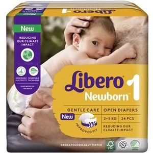 Libero Newborn 1 - 8 pakken van 24 stuks