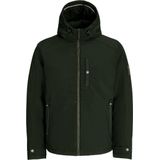 JACK&JONES - JJFINN SOFTSHELL JACKET - Groen - Buitenjas
