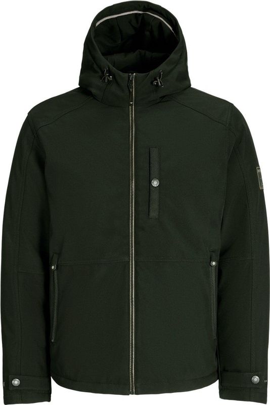 JACK&JONES - JJFINN SOFTSHELL JACKET - Groen - Buitenjas