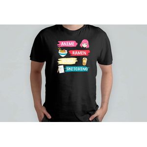 Anime Ramen Boba - T Shirt - Anime - Gift - Cute - OtakuLife - AnimeVibes - KawaiiAnime - AnimeLeven - IkHouVanAnime - AnimeWereld