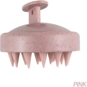 Scalp massager - siliconen haarborstel - Roze - scalp brush - massage borstel - hoofdhuid massage borstels - head massager - shampoo borstel- Pink