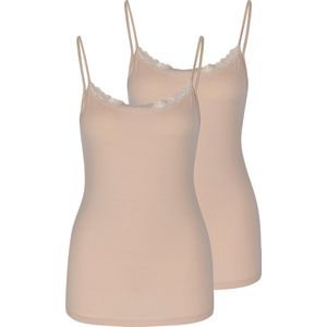 Nina von C Dames spaghettitop 2 pack Cosy