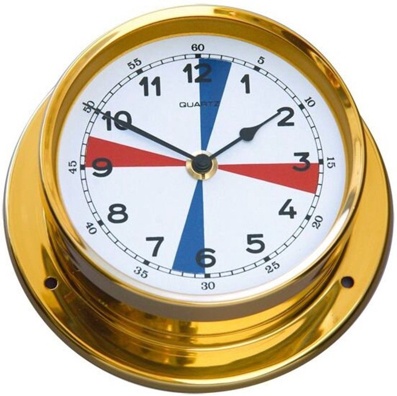 Fischer - 1610UFS-45 - Wandklok - Goud - 165 mm