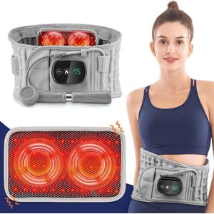 Infraroodband - Opblaasbaar - Infraroodlamp - Infraroodtherapie - Infraroodriem - Draagbare Infraroodband - Onderrug, Schouders, Benen - Afslankband - Fitness belt - Warmteband - Rood licht therapie - Red Light therapy