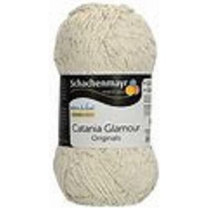 Catania Glamour Ecru met Glitter per bol van 50 gram