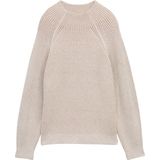 Tom Tailor - 1047670 - Sweatshirt - Losvallend - Opstaande Kraag - Ribstructuur