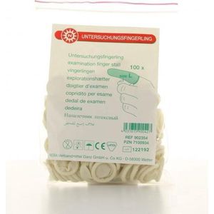 Vingerlingen Latex - Vingercondoom Latex - Vingerling Latex - 100 stuks - XL