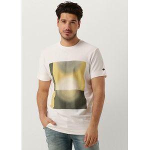 Cast Iron Short Sleeve R-neck Regular Fit Twill Polo's T-shirts Heren - Polo shirt - Lichtgrijs