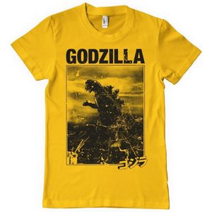 Godzilla Vintage T-Shirt Gold-S