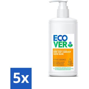 Ecover - Handzeep - Citrus & Oranjebloesem - 250 ml - Bulkverpakking - 5 stuks